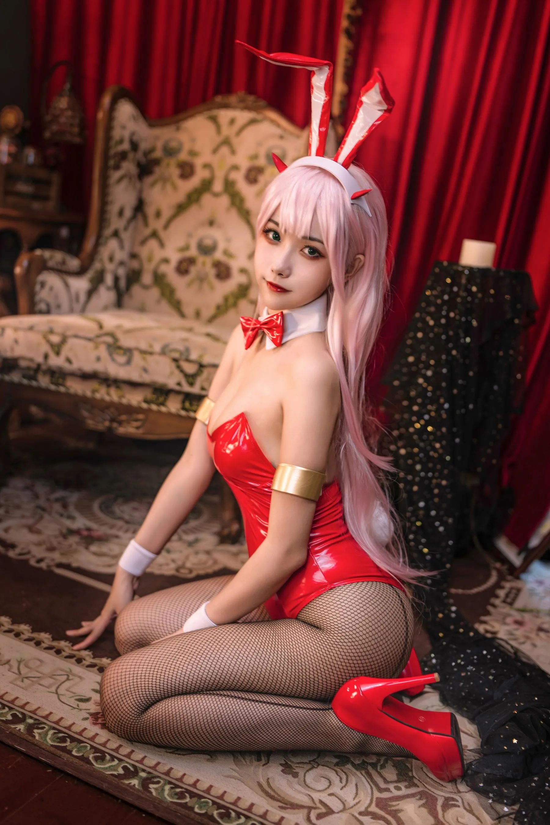 Momoko葵葵 – NO.36 DARLING in the FRANXX 02 泳装 兔女郎花嫁 [61P]插图